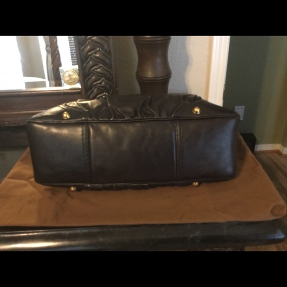 GUCCI Brown Leather Medium Jockey Hobo Bag with gold hardware - Picture 8 of 16